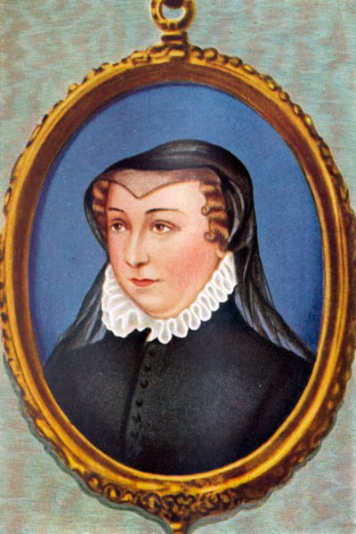 Retrato de Catalina de Médici de Jean (after) Clouet