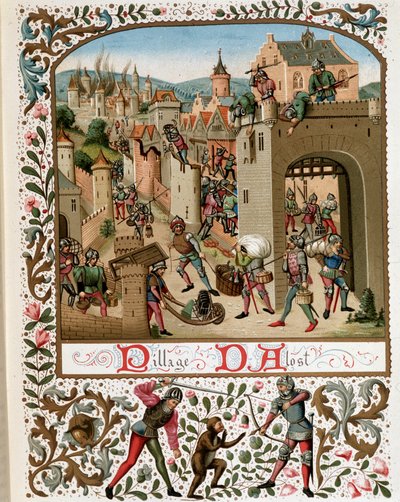 Saqueo de Aalst (Bélgica flamenca), Edad Media de Jean (after) Froissart