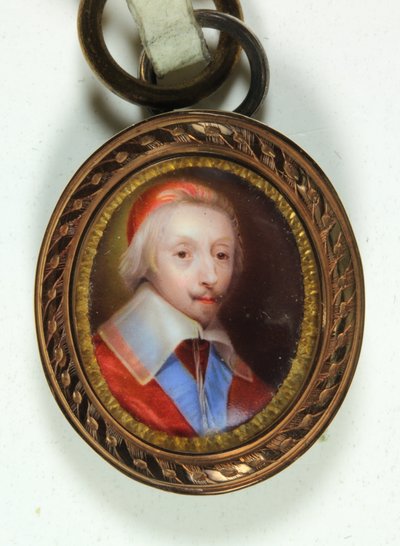 Armand-Jean Du Plessis, Cardenal, Duque de Richelieu de Jean (school of) Petitot