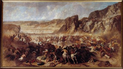 Episodio de la Retirada de los Diez Mil (Ilustración de la Anábasis de Jenofonte) de Jean Adrien Guignet