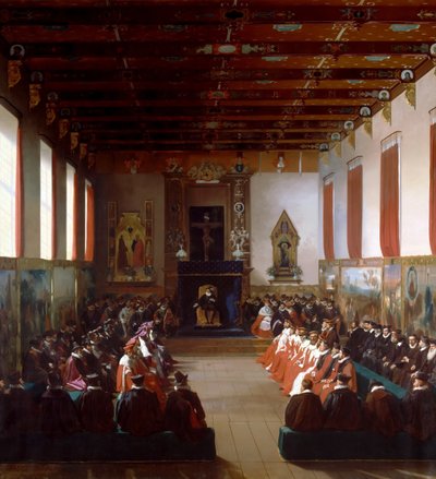 La Asamblea de Notables en Rouen por Enrique IV en 1596 de Jean Alaux