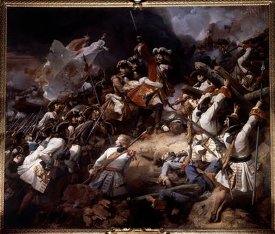 La Batalla de Denain el 24 de julio de 1712 de Jean Alaux