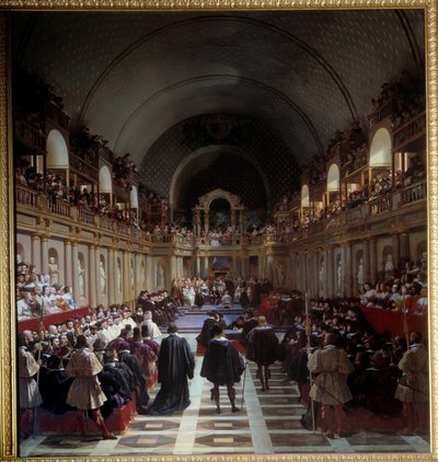 Los Estados Generales de París el 27 de octubre de 1614 de Jean Alaux
