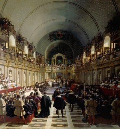 La asamblea de los Estados Generales el 27 de octubre de 1614 de Jean Alaux