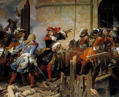 Toma de Valenciennes por Luis XIV el 17/03/1677 de Jean Alaux