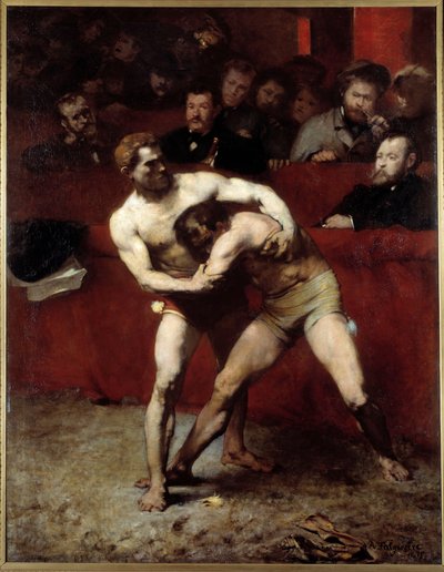 Los luchadores de Jean Alexandre Joseph Falguiere