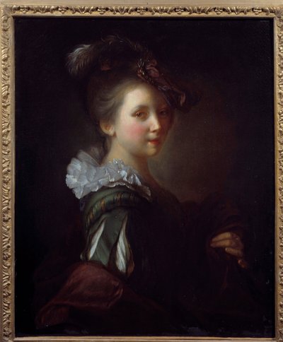 Retrato de mujer de Jean Alexis Grimou