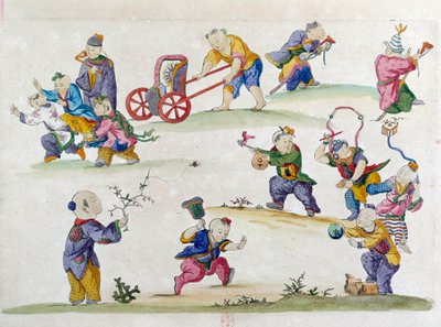 Dibujo de un jarrón chino: juego de niños de Jean Antoine Fraisse