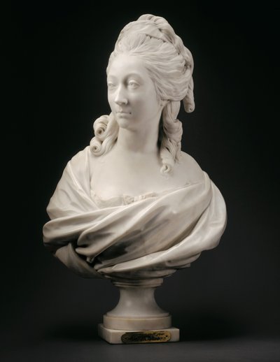 Busto de Anne-Marie-Louise Thomas de Domangeville de Sérilly, condesa de Pange, 1780 de Jean Antoine Houdon