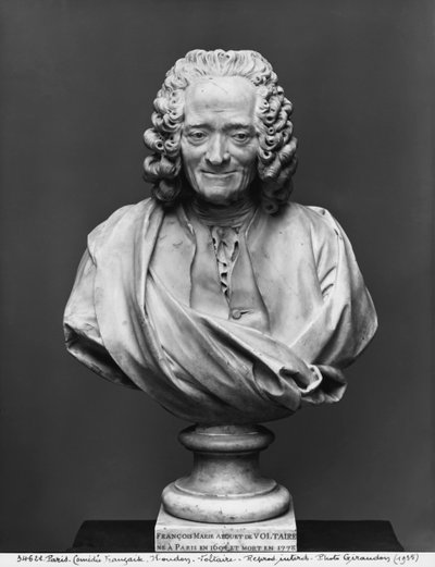 Busto de Voltaire de Jean Antoine Houdon