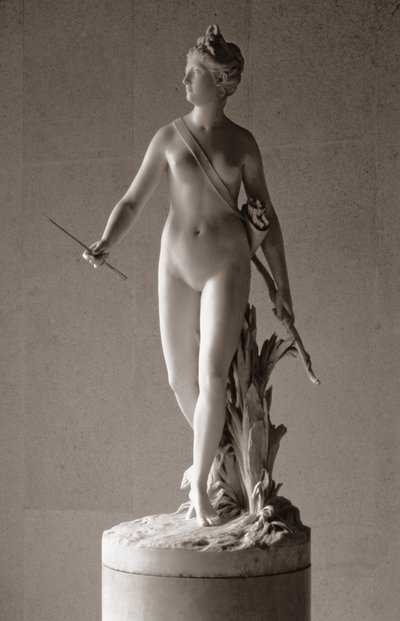 Diana la cazadora, 1780 de Jean Antoine Houdon