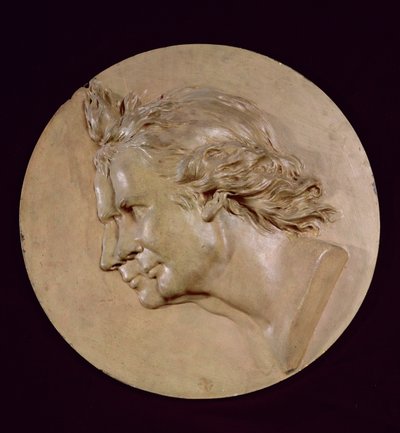 Medallón que representa a Joseph (1740-1810) y Etienne Montgolfier (1745-99) de Jean Antoine Houdon