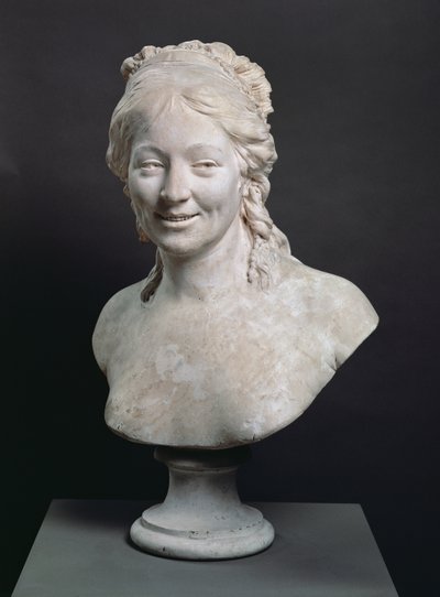 Busto retrato de Madame Houdon, la esposa del artista, 1786 de Jean Antoine Houdon