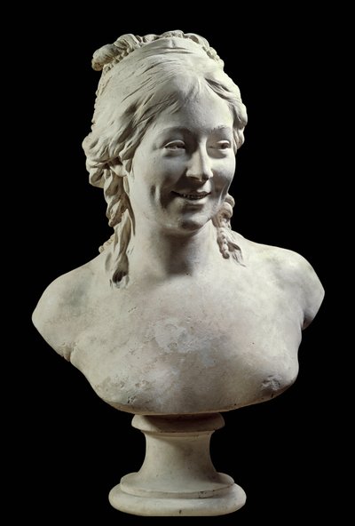 Retrato de Madame Houdon (de soltera Marie Ange Cecile Langlois) de Jean Antoine Houdon