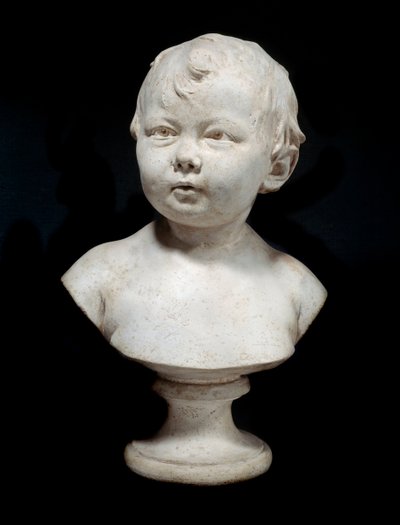 Sabine Houdon a los diez meses. Busto en yeso. París, Museo del Louvre de Jean Antoine Houdon