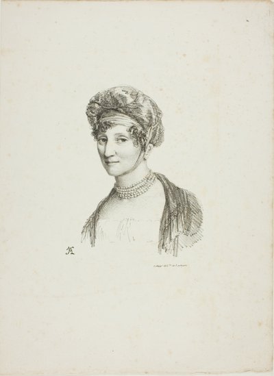 Retrato de una mujer con turbante de Jean Antoine Laurent