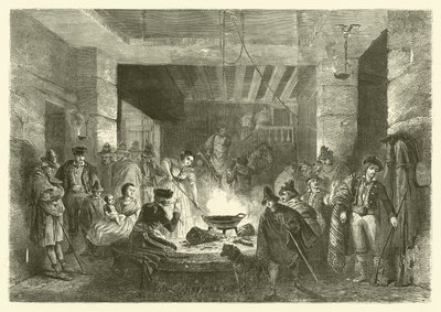 Posada, una posada en la Sierra Nevada, España de Jean Antoine Valentin Foulquier