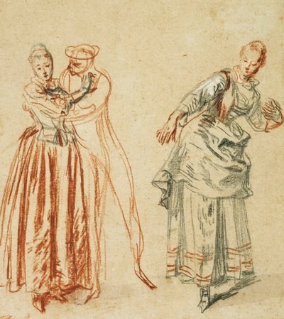 Una escena de la commedia dell