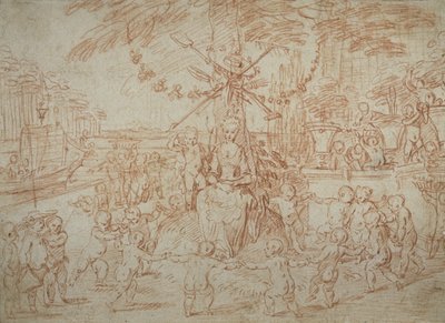 Alegoría de la primavera, o los jóvenes jardineros de Jean Antoine Watteau