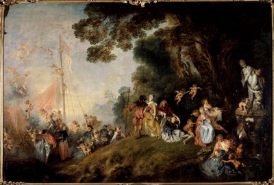 Embarque a la isla de Citera de Jean Antoine Watteau