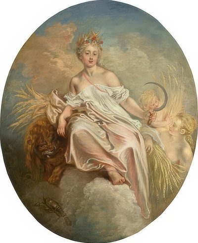 Ceres (Verano). C. 1717/18 de Jean Antoine Watteau