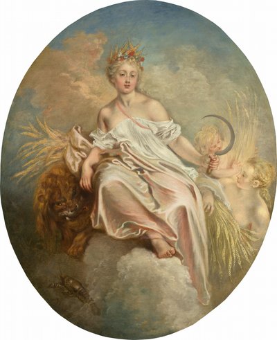 Ceres Verano, c. 1717-1718 de Jean Antoine Watteau