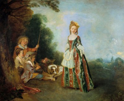 Danza de Jean Antoine Watteau