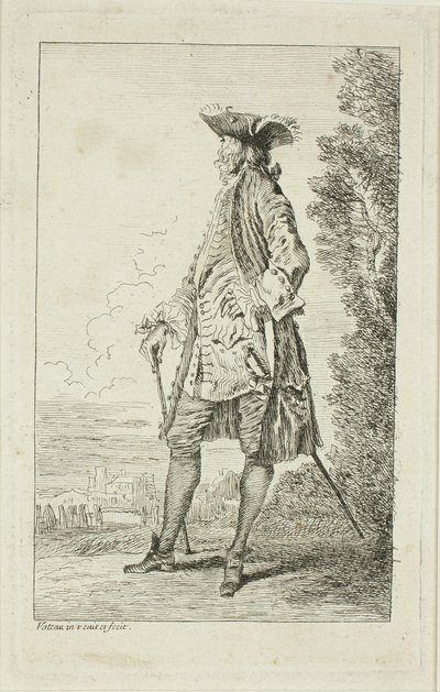 Figuras de moda de Jean Antoine Watteau