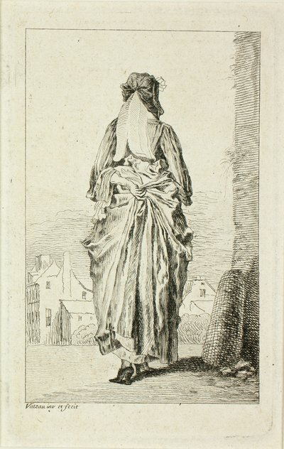 Figuras de moda de Jean Antoine Watteau