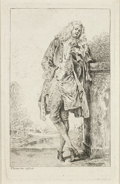 Figuras de moda de Jean Antoine Watteau