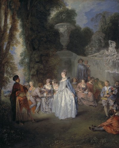 Fiestas venecianas de Jean Antoine Watteau