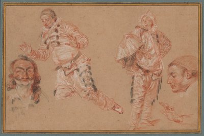 Cómicos italianos de Jean Antoine Watteau