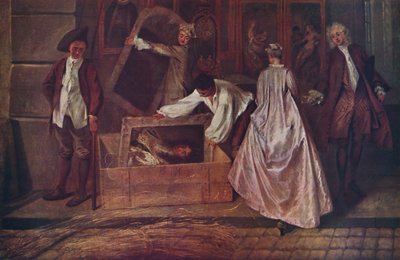 LEnseigne de Gersaint fragmento de Jean Antoine Watteau