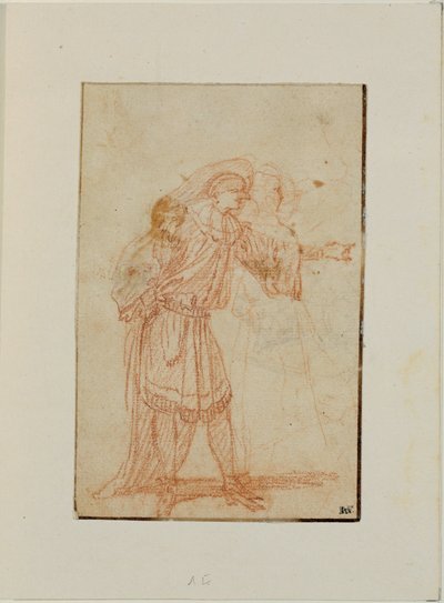 El médico, un personaje de comedia italiana, y una mujer ... de Jean Antoine Watteau