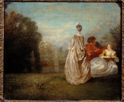 Les deux cousins de Jean Antoine Watteau