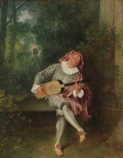 Mezzetin, c.1718-20 de Jean Antoine Watteau