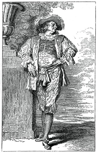 Traje campesino, 1885 de Jean Antoine Watteau