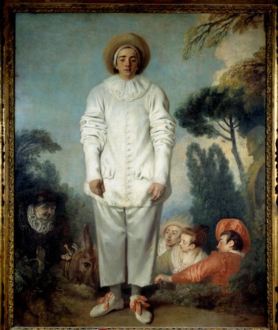 Pierrot, antes llamado Gilles. (Pedrolino en la Commedia dell