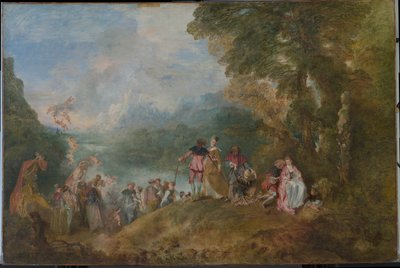 Peregrinación a Citera de Jean Antoine Watteau