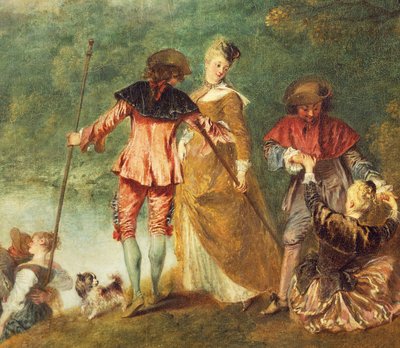 Peregrinación a la isla de Citera, conocida como Embarque para Citera de Jean Antoine Watteau