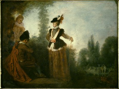 La aventurera, c.1712 de Jean Antoine Watteau