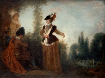 La Aventurera, c1717 de Jean Antoine Watteau