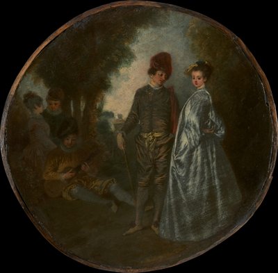 La cascada de Jean Antoine Watteau