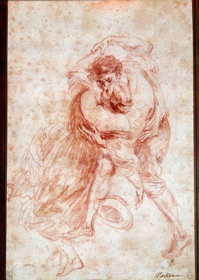 El beso robado de Jean Antoine Watteau
