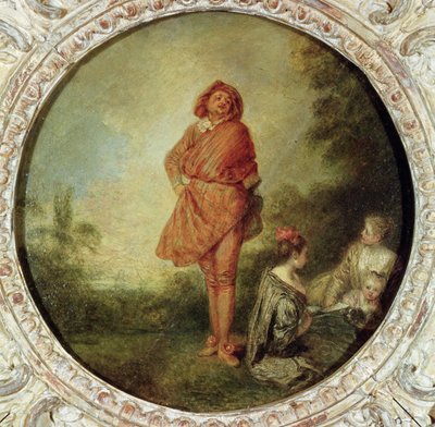 El Hombre Orgulloso, 1715 de Jean Antoine Watteau