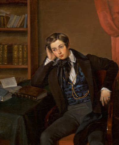 Retrato de Vladimir Nikolaevich Karamzin 1819-1878, 1935 de Jean Auguste Bard