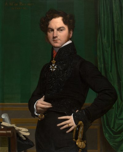 Amédée-David, el Conde de Pastoret, 1823-26 de Jean Auguste Dominique Ingres
