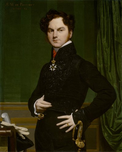 Amédée-David, el Conde de Pastoret, 1823-26 de Jean Auguste Dominique Ingres
