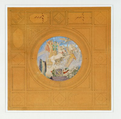 Apoteosis de Napoleón I. Inscripción, en oro, debajo ... de Jean Auguste Dominique Ingres