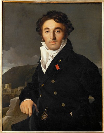 Charles Cordier, Inspecteur des Domaines a Rome et Paris, pintado en 1811 ... de Jean Auguste Dominique Ingres
